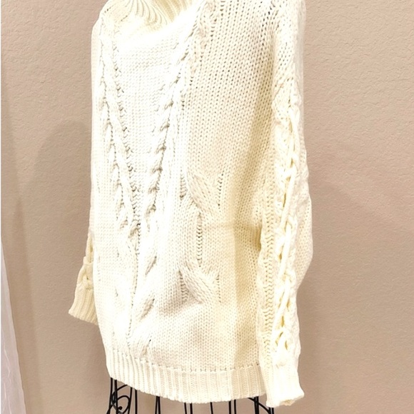 BOUTIQUE COMFY CABLEKNIT BOHO OVERSIZED  SWEATER - M & L - BRAND NEW ! - Picture 4 of 10
